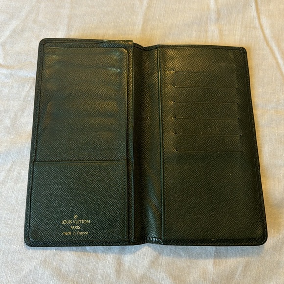 Dark Green LV bifold long wallet - Picture 2 of 6